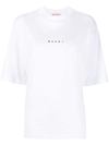 Marni Logo-print Short-sleeve T-shirt In White