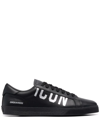 DSQUARED2 ICON-PRINT LOW-TOP SNEAKERS