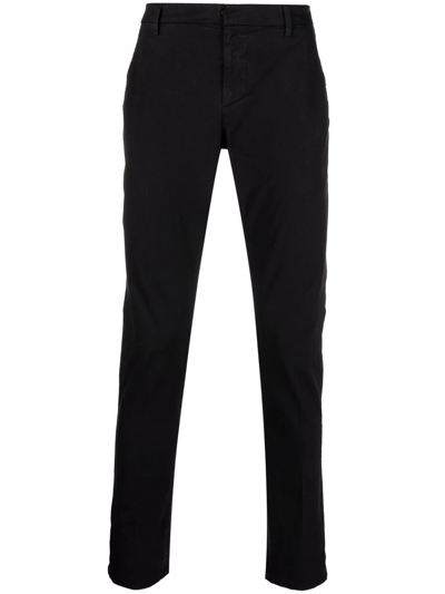 Dondup Navy Blue Tailored Trousers In Blau