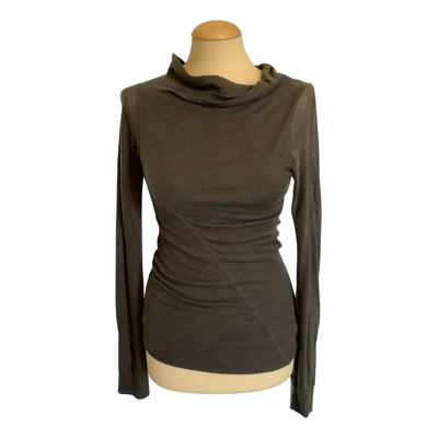 Pre-owned Rick Owens Blouse In Khaki