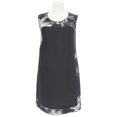 Pre-owned Stella Mccartney Silk Mini Dress In Black