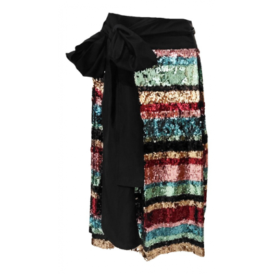 Pre-owned Ainea Maxi Skirt In Multicolour