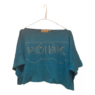 Pre-owned Krizia T-shirt In Turquoise
