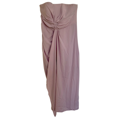 Pre-owned Significant Other Significant Mid-length Dress In Pink