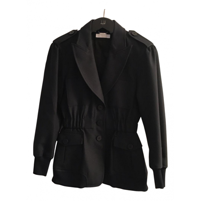 Pre-owned Chloé Wool Blazer In Anthracite