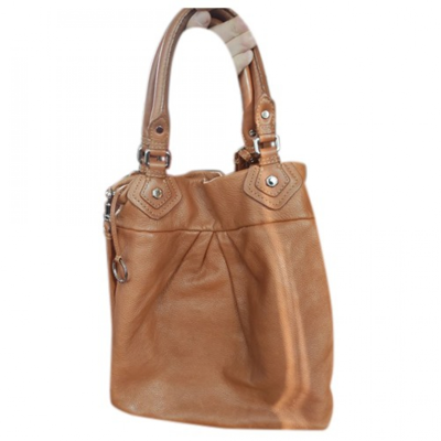 Pre-owned Marc Jacobs Leather Crossbody Bag In Camel