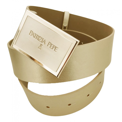 Pre-owned Patrizia Pepe Belt In Gold