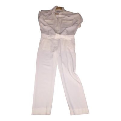 Pre-owned Iro Jumpsuit In White