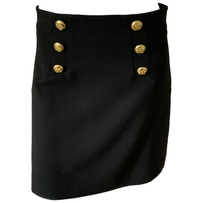 Pre-owned Nenette Mini Skirt In Black