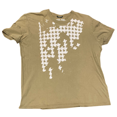 Pre-owned Guess T-shirt In Beige