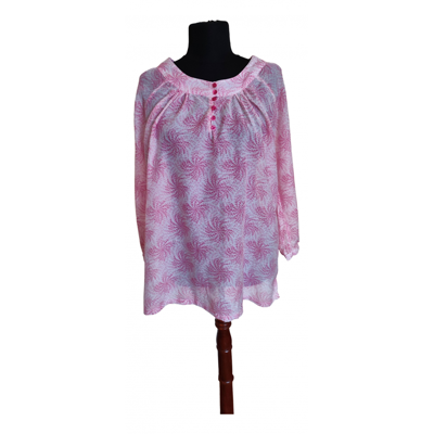 Pre-owned Armor-lux Silk Shirt In Pink
