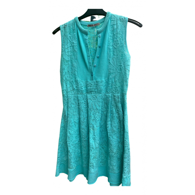 Pre-owned Ermanno Scervino Mid-length Dress In Blue