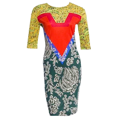 Pre-owned Peter Pilotto Silk Mini Dress In Multicolour