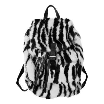 Pre-owned Moschino Backpack In White