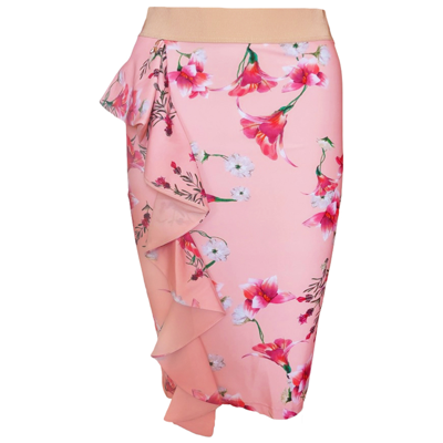 Pre-owned Patrizia Pepe Mid-length Skirt In Pink