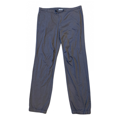 Pre-owned James Perse Trousers In Grey