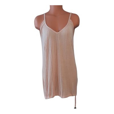 Pre-owned Armani Jeans Camisole In Pink
