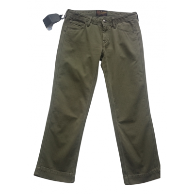 Pre-owned Seafarer Straight Jeans In Khaki