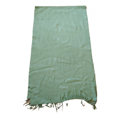 Pre-owned Cacharel Cashmere Neckerchief In Green