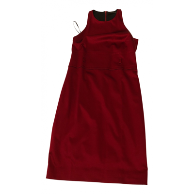 Pre-owned Atos Lombardini Mid-length Dress In Red