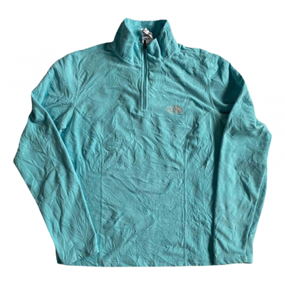 Pre-owned The North Face Sweatshirt In Turquoise