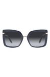 TIFFANY & CO 54MM SQUARE SUNGLASSES