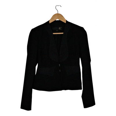 Pre-owned Just Cavalli Wool Suit Jacket In Black