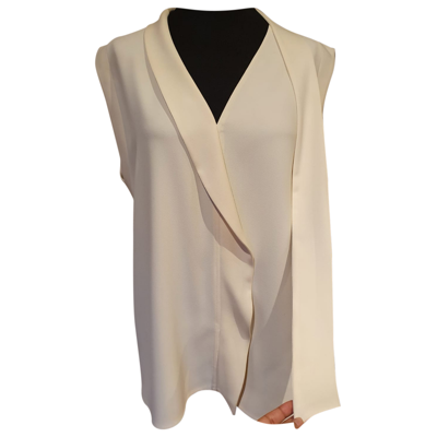 Pre-owned Max Mara Atelier Blouse In White