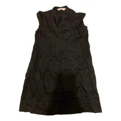 Pre-owned The White Company Mid-length Dress In Black