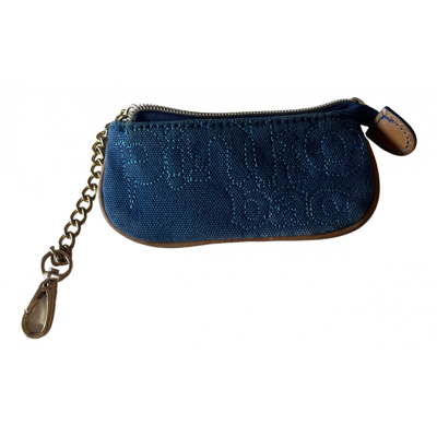 Pre-owned Pinko Wallet In Blue
