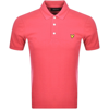 LYLE & SCOTT LYLE AND SCOTT SHORT SLEEVED POLO T SHIRT PINK
