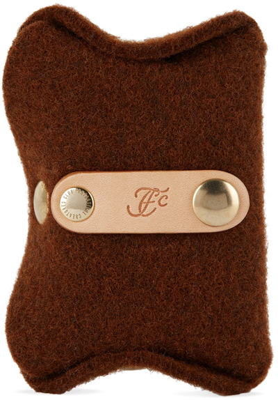Fantastical Creatures Club Brown Poop Pouch In Rusty