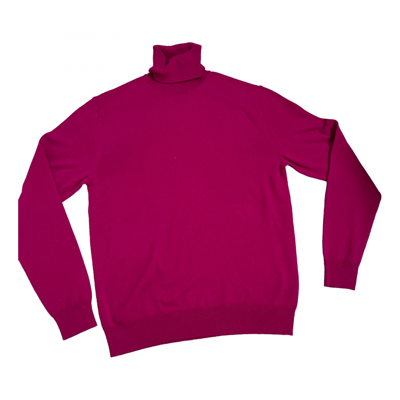 Pre-owned Ralph Lauren Purple Label Cashmere Jumper In Pink