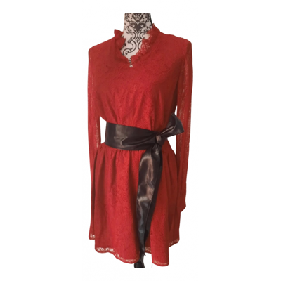Pre-owned Annie P Mid-length Dress In Red