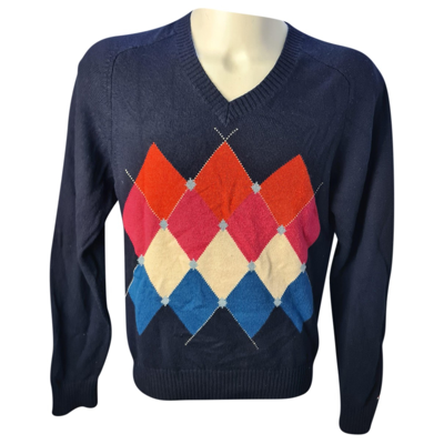 Pre-owned Tommy Hilfiger Wool Pull In Multicolour
