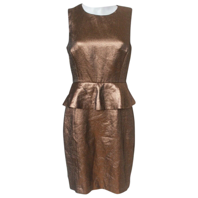 Pre-owned Whistles Mid-length Dress In Metallic