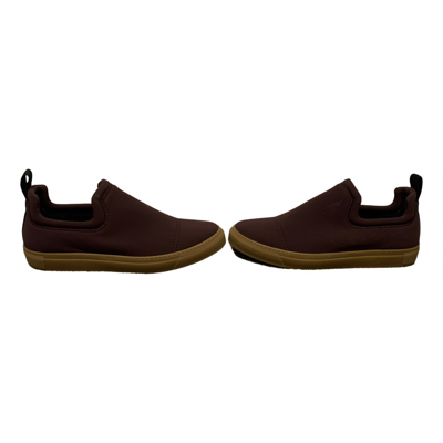 Pre-owned James Perse Low Trainers In Brown