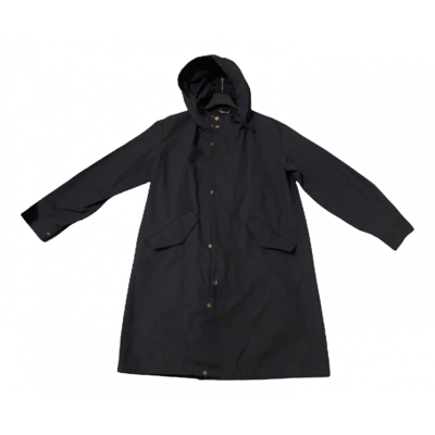 Pre-owned Apc Parka In Navy