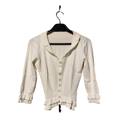 Pre-owned Les Copains Blouse In White