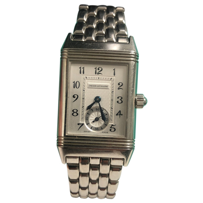 Pre-owned Jaeger-lecoultre Reverso Duetto Watch In Silver