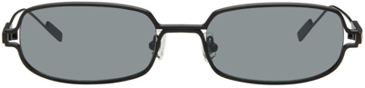 Bonnie Clyde Black Petrichor Sunglasses In Black-black