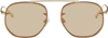 BONNIE CLYDE GOLD TRACTION SUNGLASSES