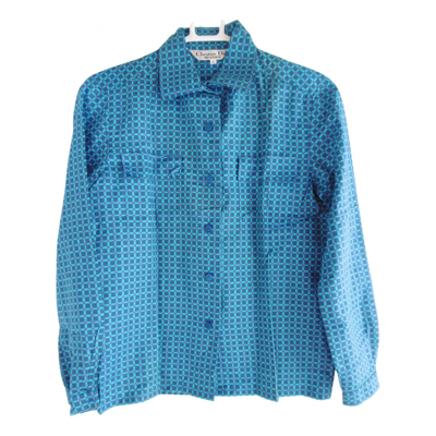 Pre-owned Dior Blouse In Blue