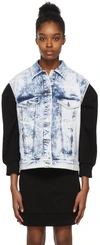 Stella Mccartney Washed Blue Denim Waistcoat In 4031 4031