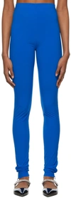 Nina Ricci Blue Look 4 Leggings In U4428 Royal Blue