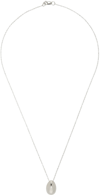 SOPHIE BUHAI SILVER TINY EGG PENDANT NECKLACE