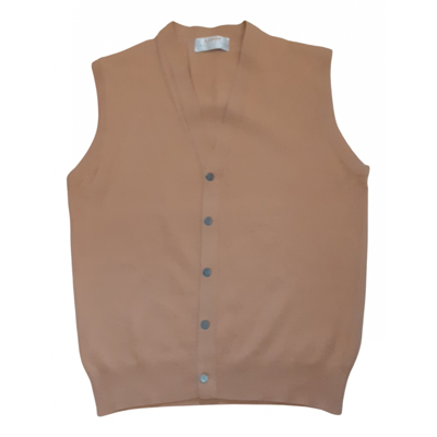 Pre-owned Ballantyne Wool Vest In Beige