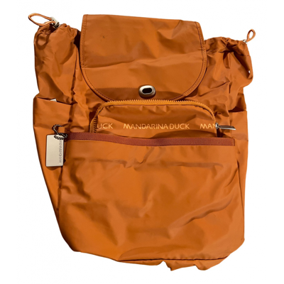 Pre-owned Mandarina Duck Travel Bag In Orange