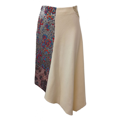 Pre-owned Stella Mccartney Wool Skirt In Multicolour