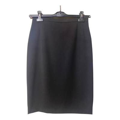 Pre-owned Maska Mid-length Skirt In Black
